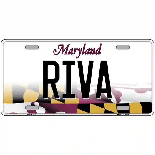 Riva Maryland Metal Sign