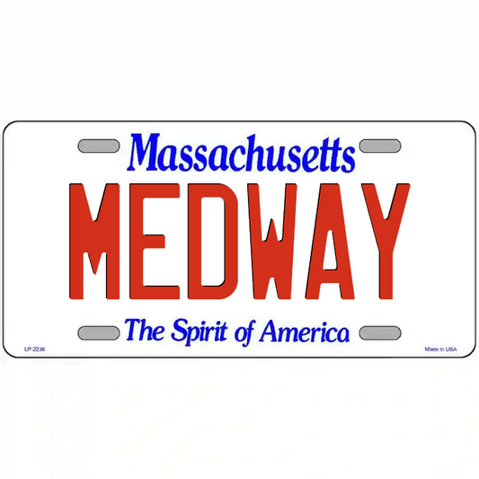 Medway Massachusetts Metal Sign