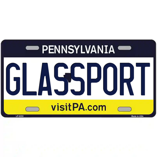 Glassport Pennsylvania Metal Sign