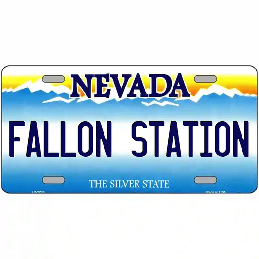 Fallon Station Nevada Metal Sign