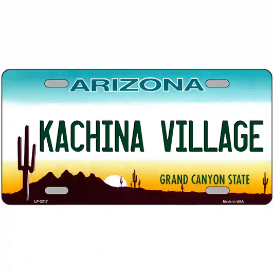 Kachina Village Arizona Metal Sign