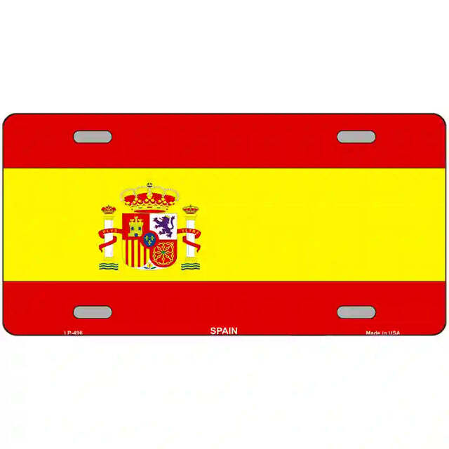 Spain Flag Metal Sign
