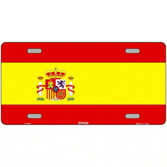 Spain Flag Metal Sign
