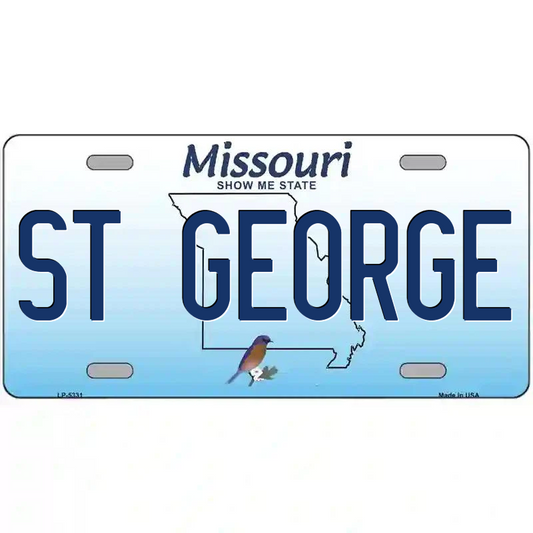 St George Missouri Metal Sign