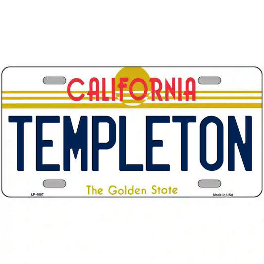 Templeton California Metal Sign