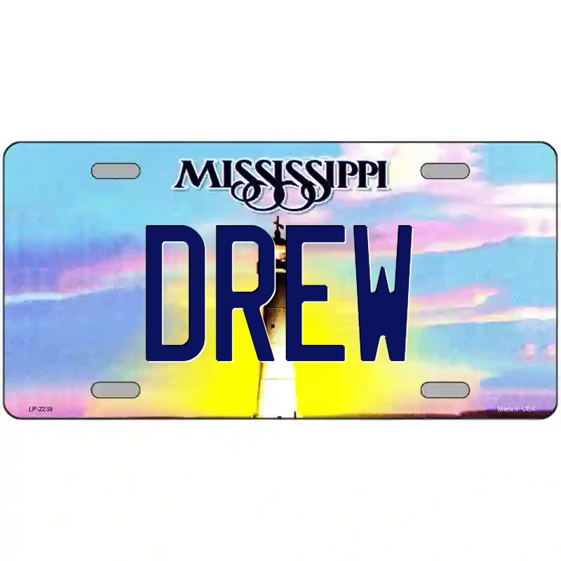 Drew Mississippi Metal Sign
