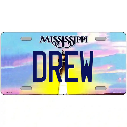 Drew Mississippi Metal Sign