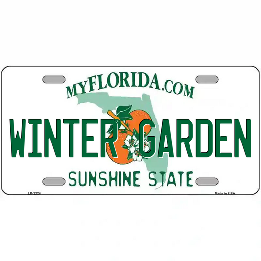 Winter Garden Florida Metal Sign