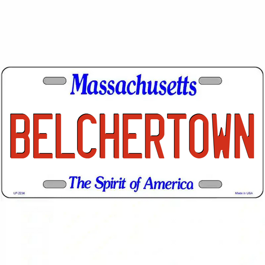 Belchertown Massachusetts Metal Sign