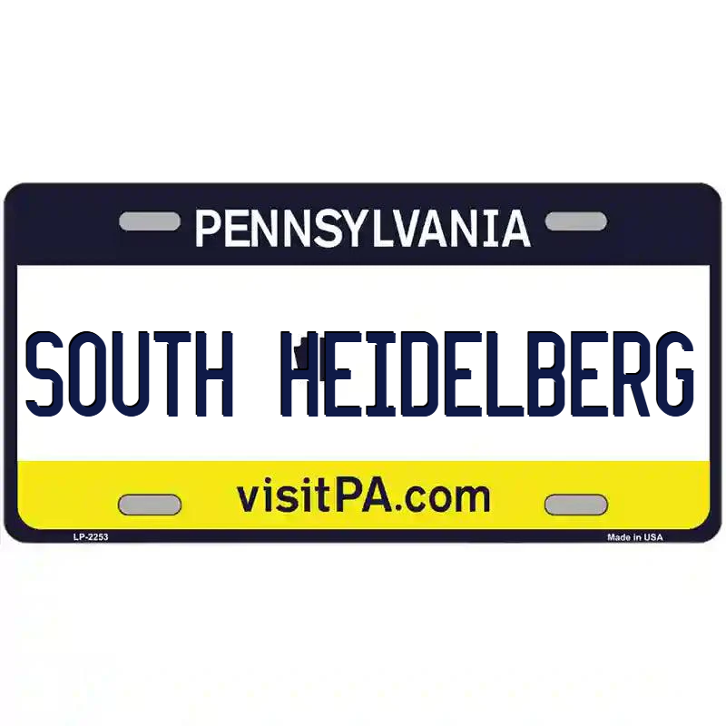 South Heidelberg Pennsylvania Metal Sign