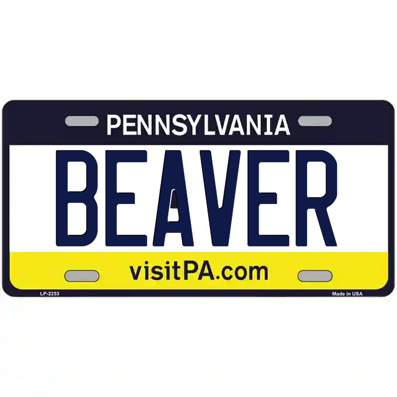 Beaver Pennsylvania Metal Sign