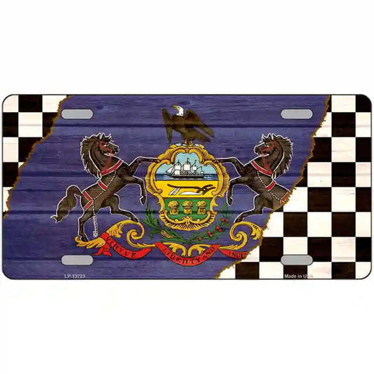 Pennsylvania Racing Fan Metal Sign