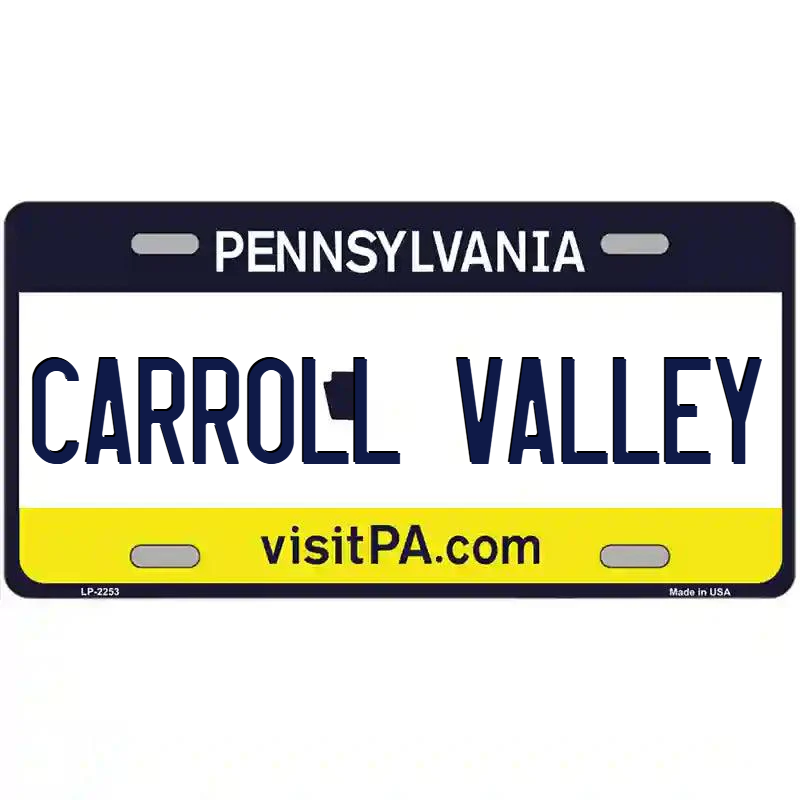 Carmel Valley Pennsylvania Metal Sign