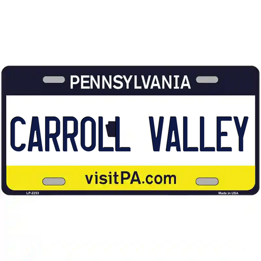 Carmel Valley Pennsylvania Metal Sign