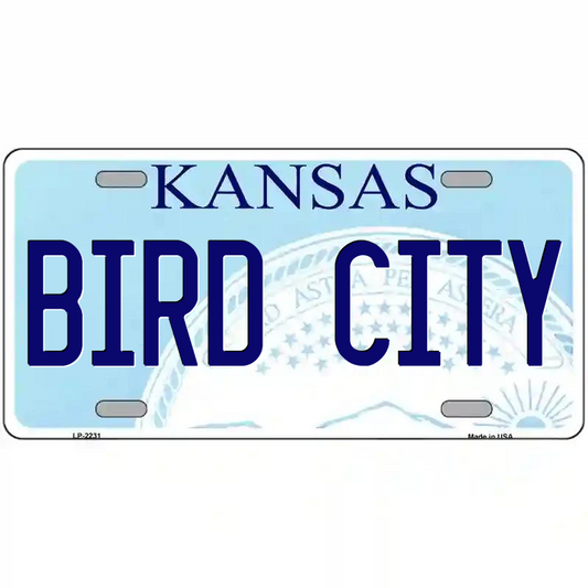 Bird City Kansas Metal SIgn