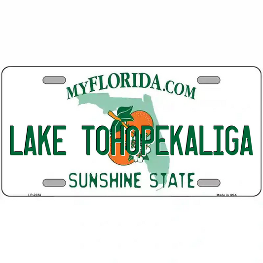 Lake Tohopekaliga Florida Metal Sign