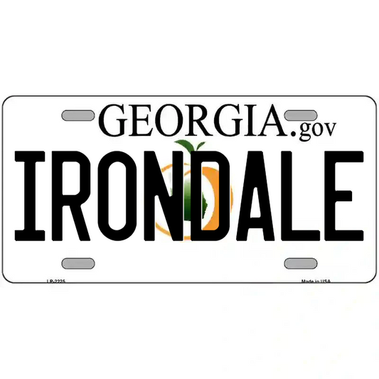 Irondale Georgia Metal Sign
