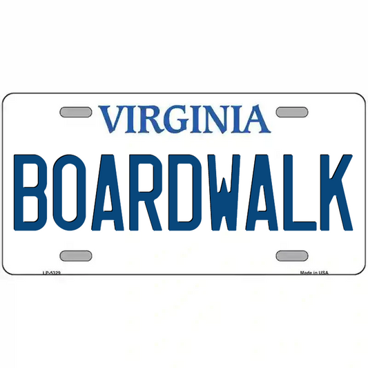Boardwalk Virginia Metal Sign
