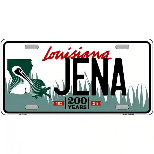 Jena Louisiana Metal Sign