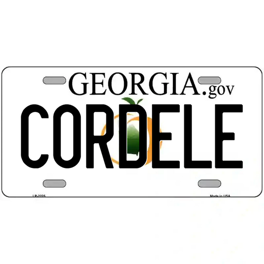 Cordele Georgia Metal Sign
