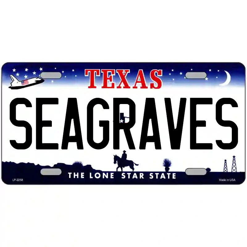 Seagraves Texas Metal Sign