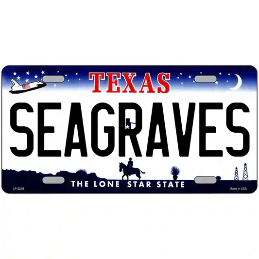 Seagraves Texas Metal Sign