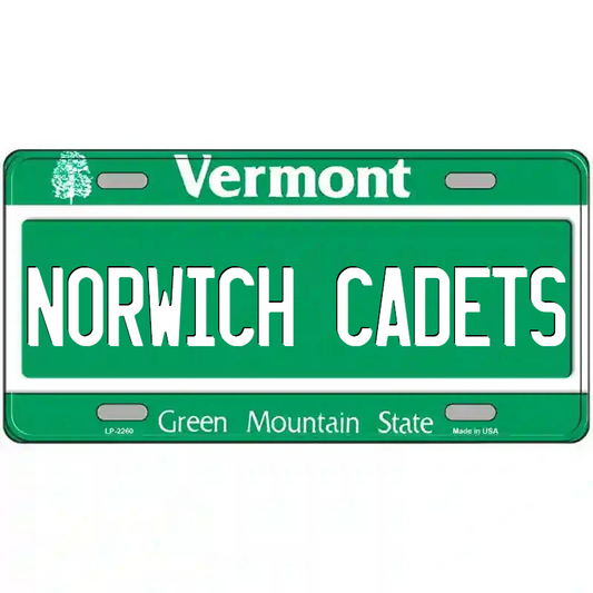 Norwich Cadets Vermont Metal Sign