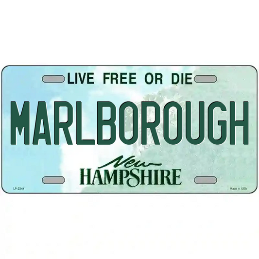Malborough New Hampshire Metal Sign
