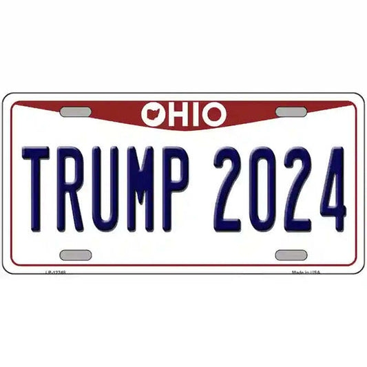 Trump 2024 Ohio Metal Sign