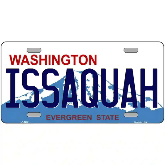 Issaquah Washington Metal Sign