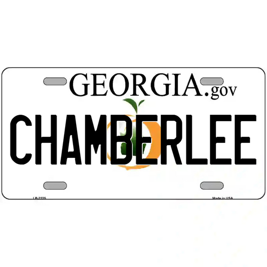 Chamberlee Georgia Metal Sign