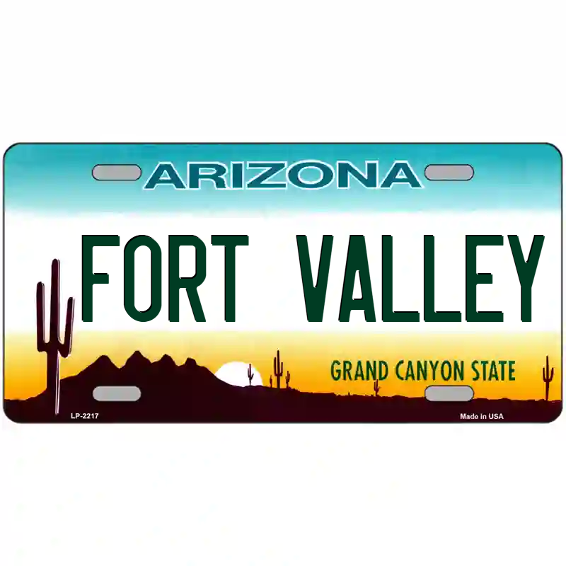 Fort Valley Arizona Metal Sign