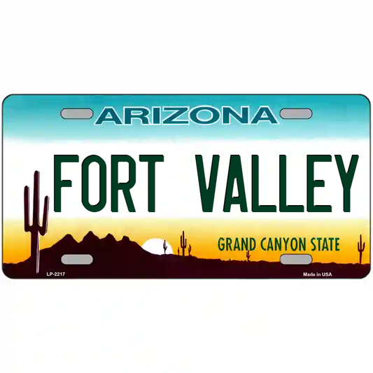 Fort Valley Arizona Metal Sign