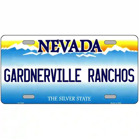 Gardnerville Ranchos Nevada Metal Sign