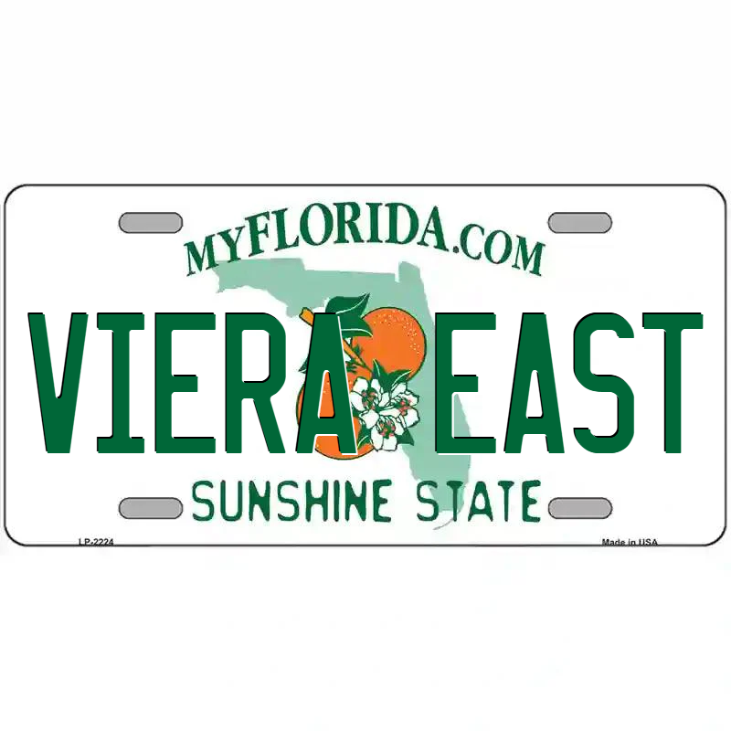 Viera East Florida Metal Sign