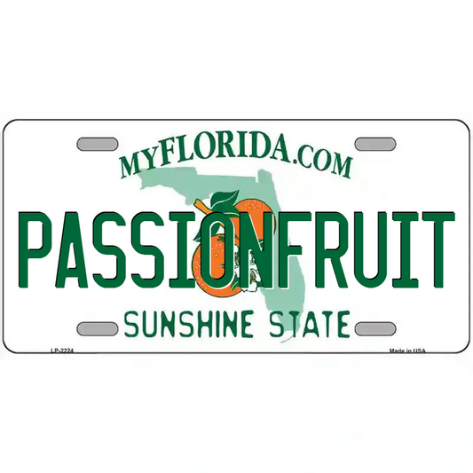 Passionfruit Florida Metal Sign