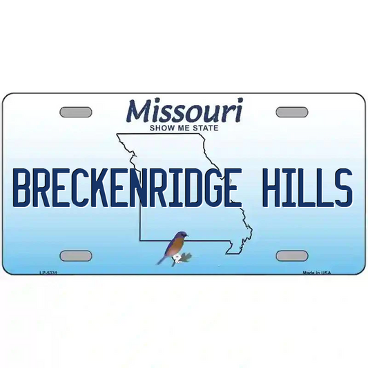 Breckenridge Hills Missouri Metal Sign