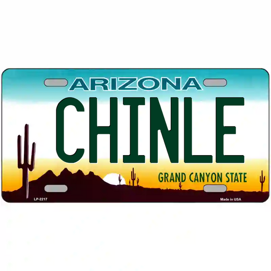 Chinle Arizona Metal Sign