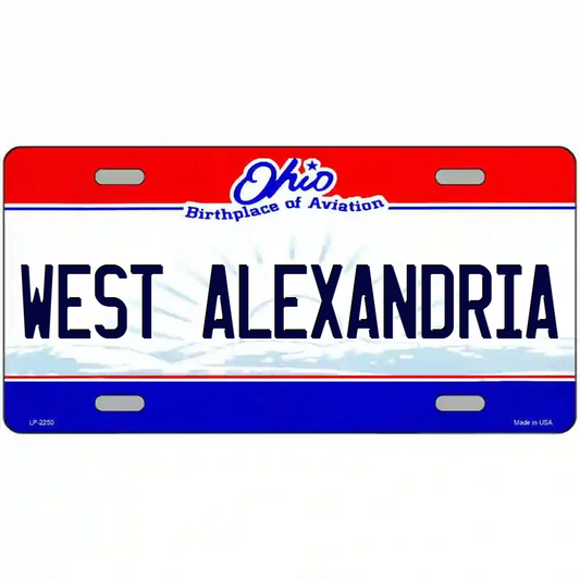 West Alexandria Ohio Metal Sign