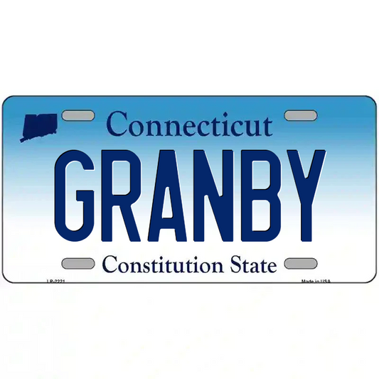 Granby Connecticut Metal Sign
