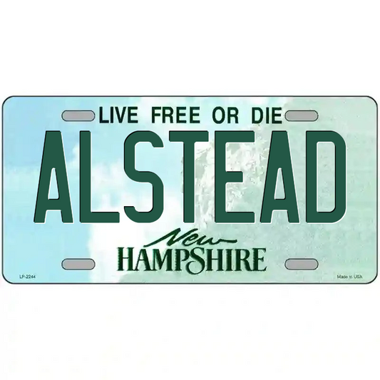 Alstead New Hampshire Metal Sign