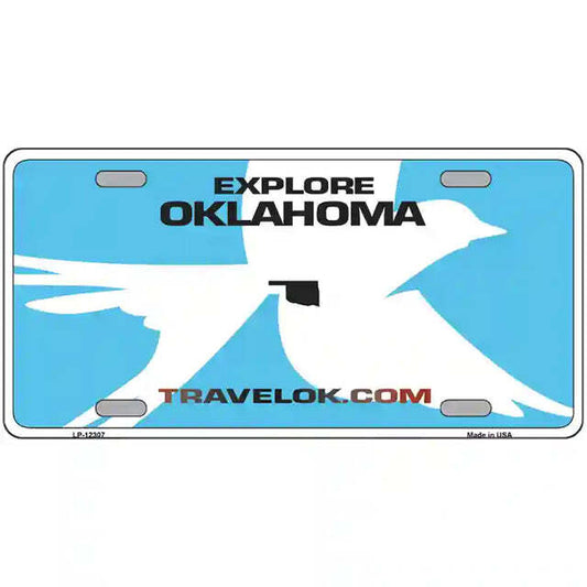 Explore Oklahoma Oklahoma Travel Metal Sign