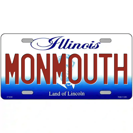 Monmouth Illinois Metal Sign