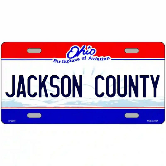 Jackson County Ohio Metal Sign