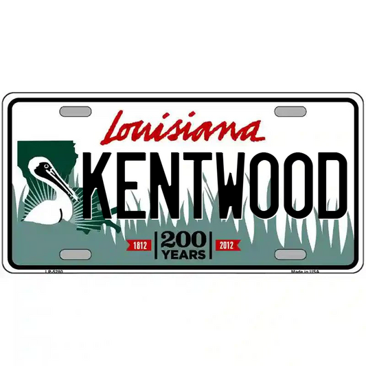 Kentwood Louisiana Metal Sign