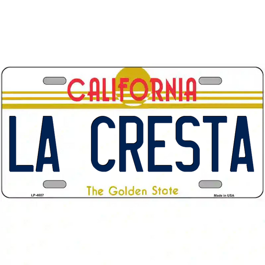 La Cresta California Metal Sign