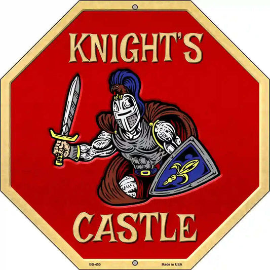 Knight's Castle 12" Octagon Metal Sign