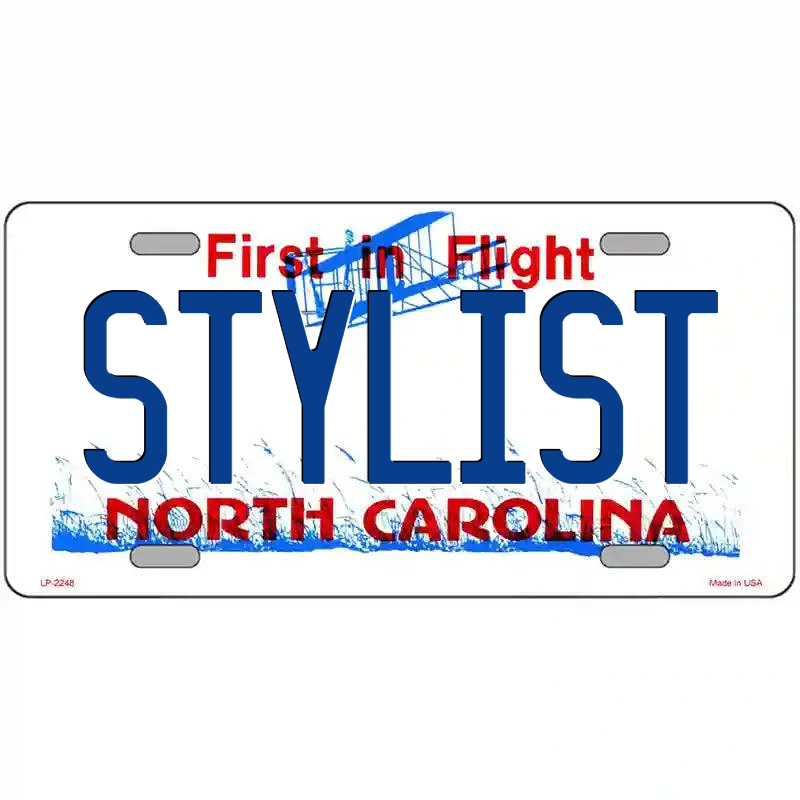 Stylist North Carolina Metal Sign
