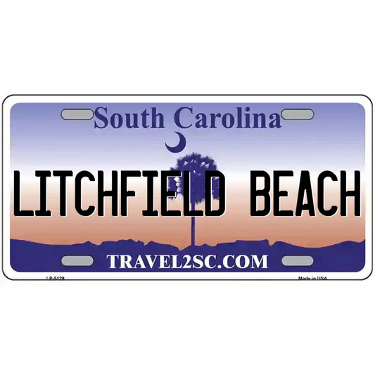 Litchfield Beach South Carolina Metal Sign