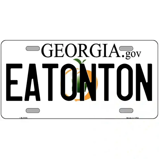 Eatonton Georgia Metal Sign